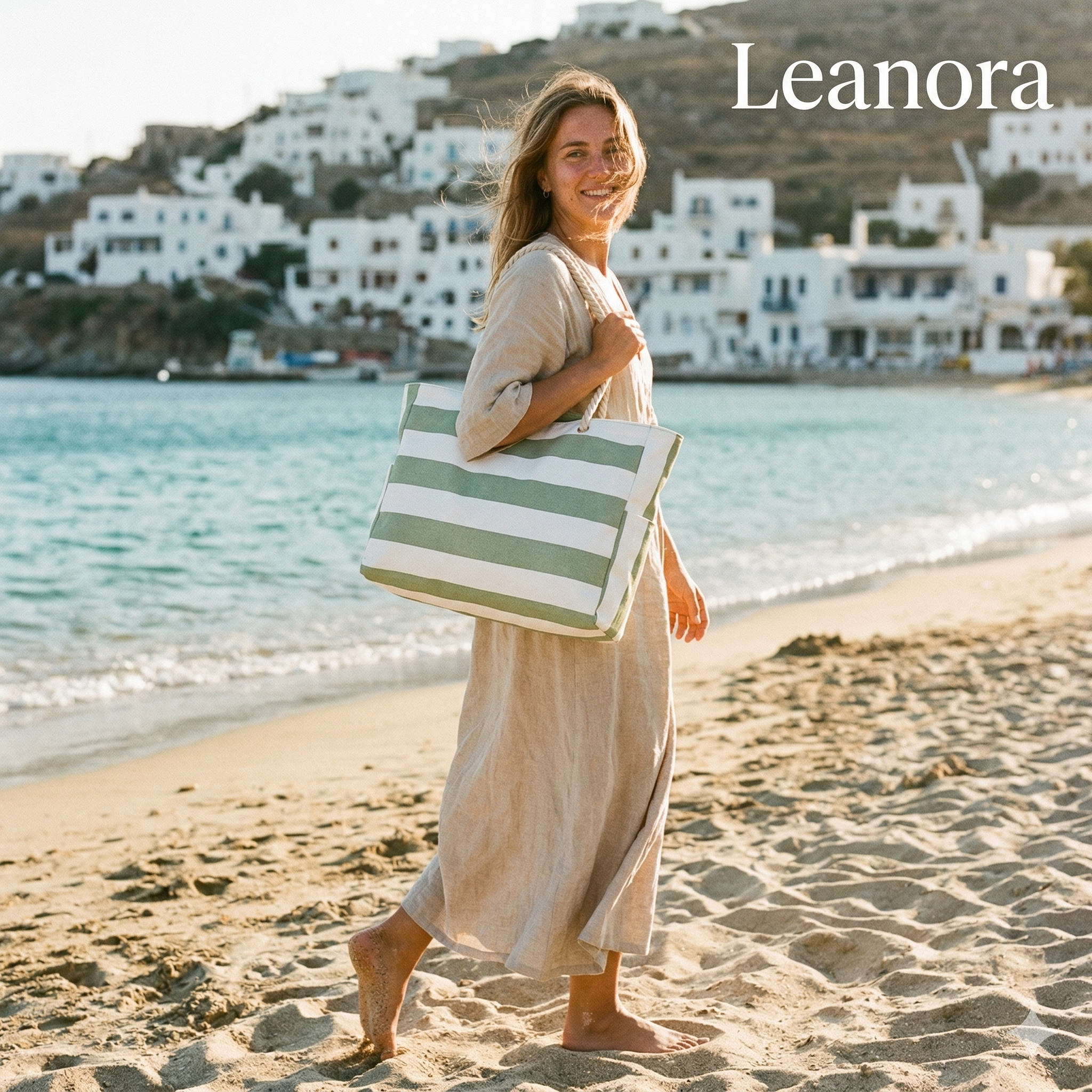 Leanora Beach Tote Bag