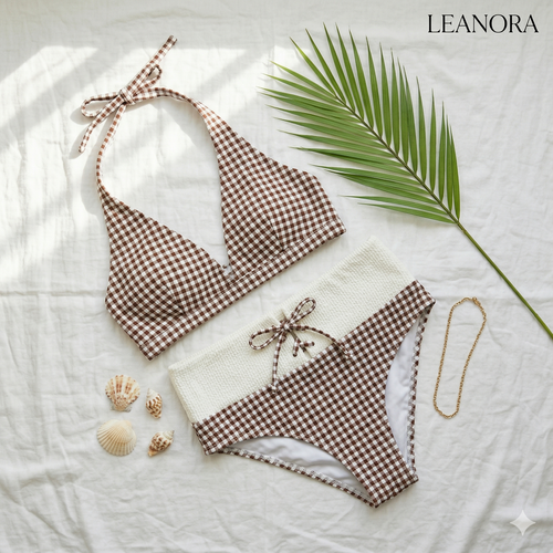 Leanora - Gingham Breeze Set